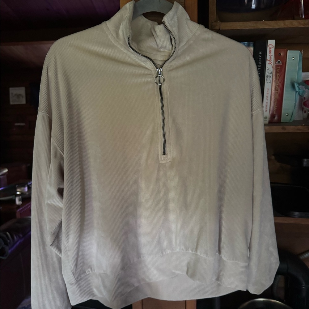 Vuori women's half zip.